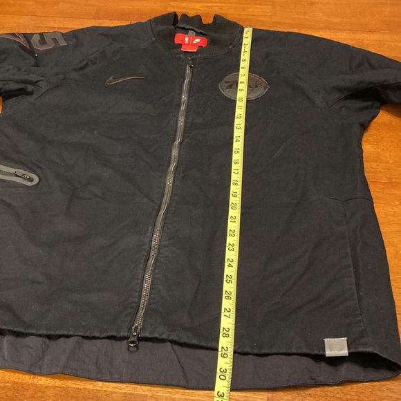 Nike Mens Size XXL Philadelphia 76ers Modern Varsity Jacket Black NBA Basketball - Picture 13 of 14